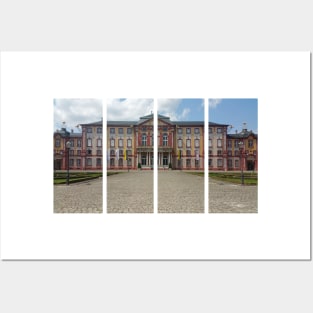 Bruchsal Palace (Schloss Bruchsal), also called the Damiansburg, is a Baroque palace complex located in the Baden-Wurttemberg. A fine Roccoco decoration. Germany Posters and Art